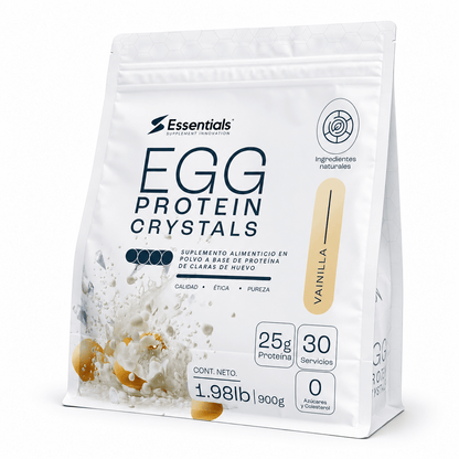 Proteína de clara de huevo Egg´s Crystals 1.98 Lb en polvo - Essentials