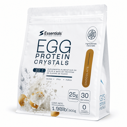 Proteína de clara de huevo Egg´s Crystals 1.98 Lb en polvo - Essentials