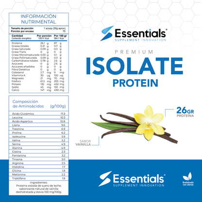 Proteína Isolate 5 Lb - Essentials