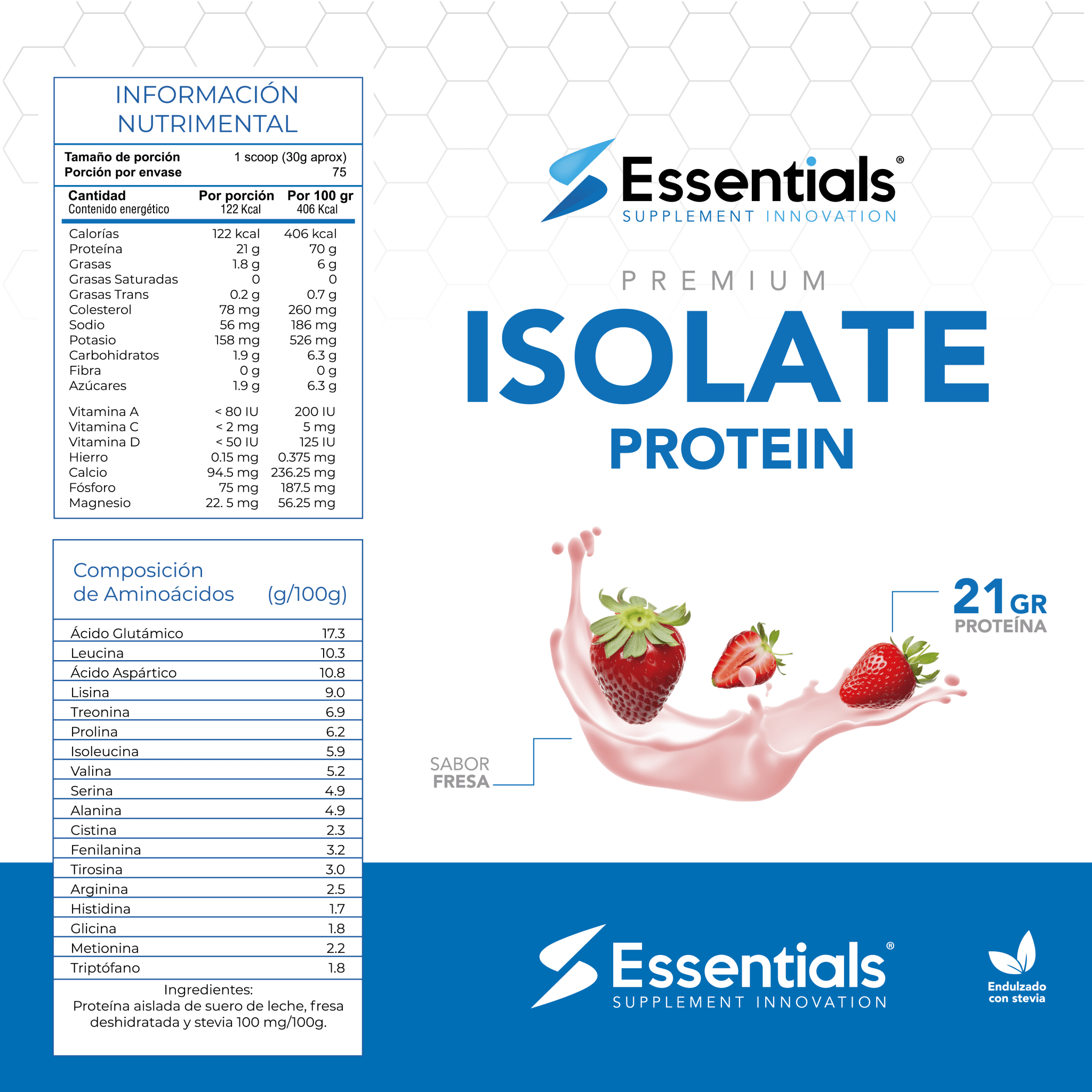 Proteína Isolate 5 Lb - Essentials