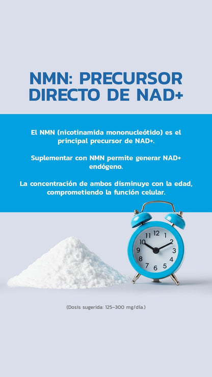 Pure NAD+ 500mg 60 Cápsulas - Essentials