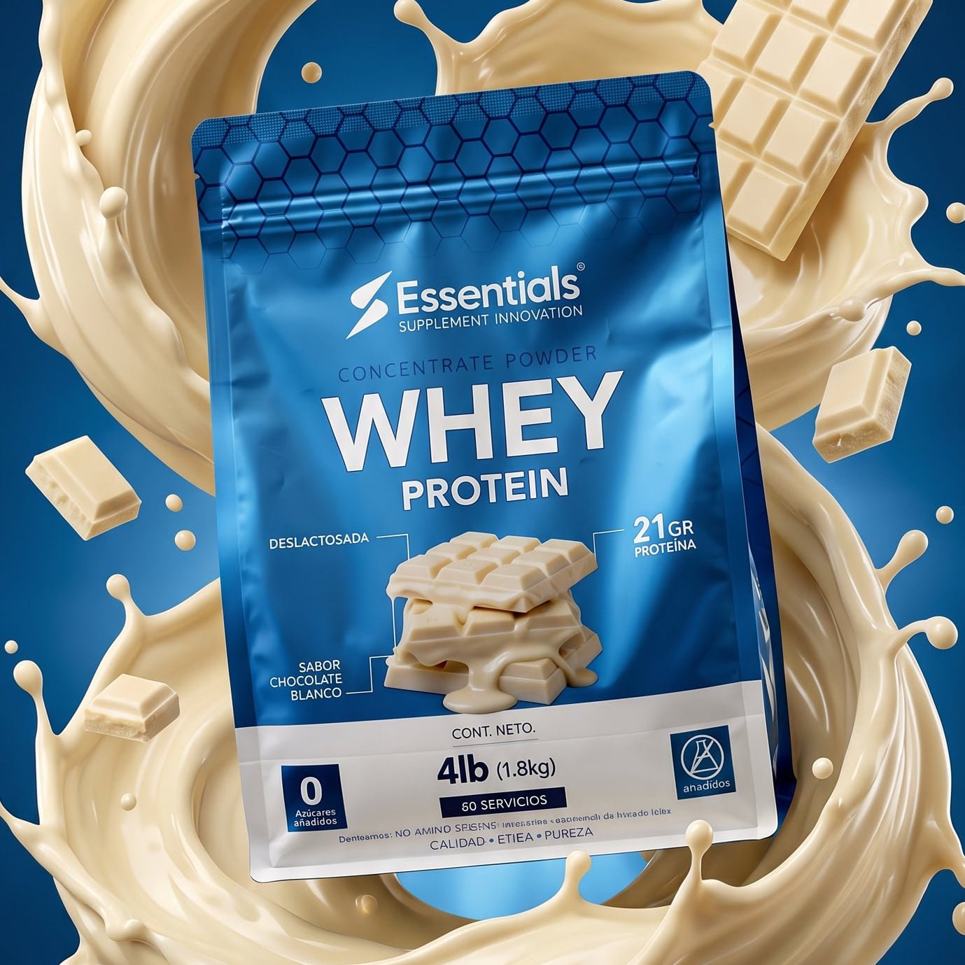 Whey Protein 4 Lb Powder - Essentials