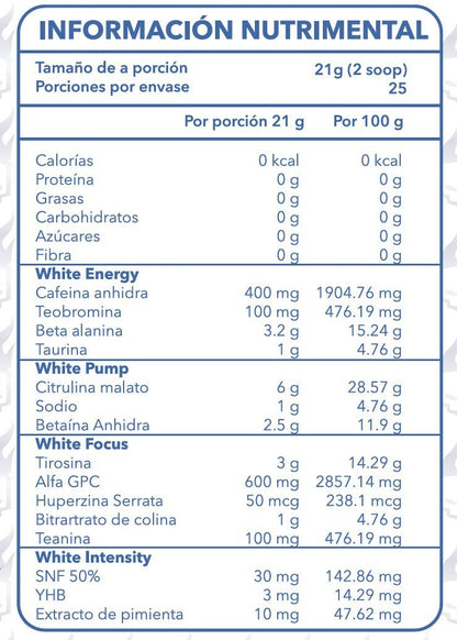 White Blood 25 Servicios - Essentials