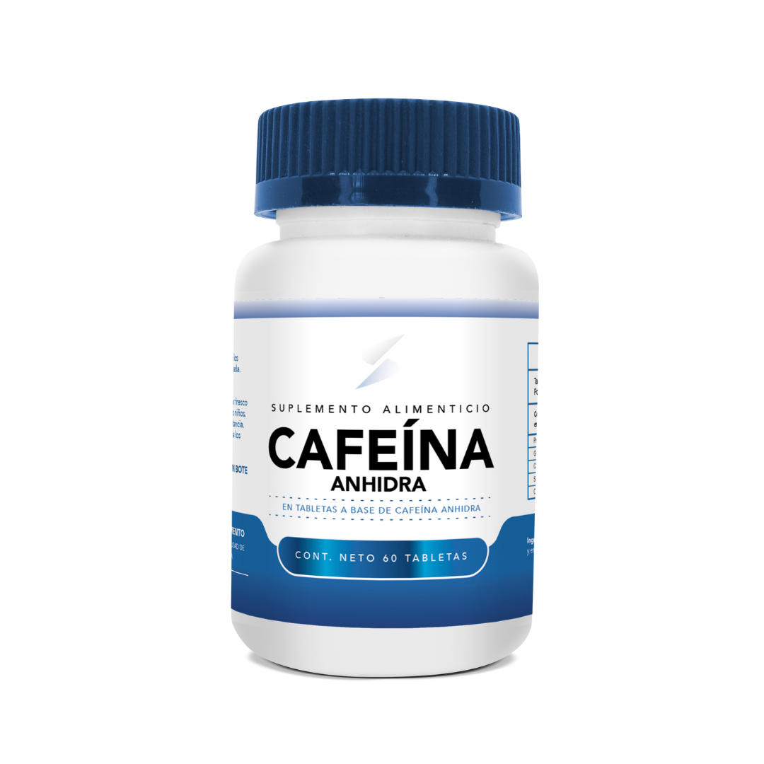 Cafeína 200 mg 60 tabletas